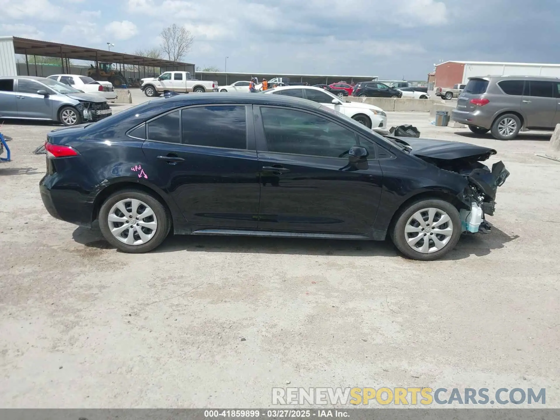 13 fotografías del automóvil dañado 5YFB4MDEXRP155572 TOYOTA COROLLA 2024