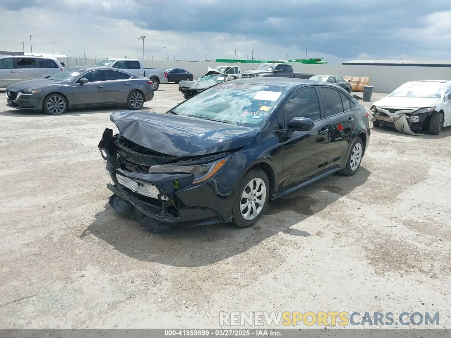 2 fotografías del automóvil dañado 5YFB4MDEXRP155572 TOYOTA COROLLA 2024