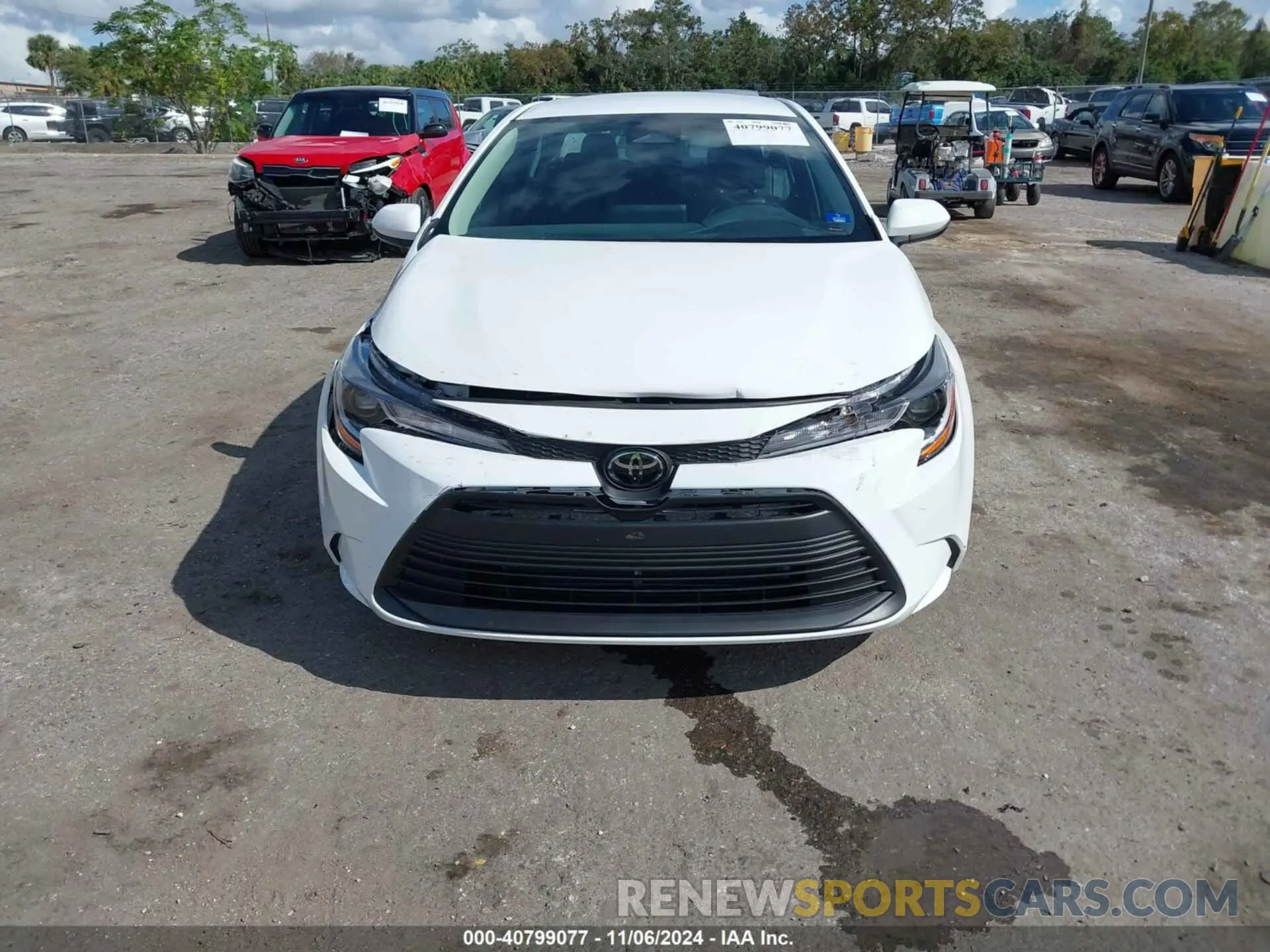 12 fotografías del automóvil dañado 5YFB4MDEXRP172307 TOYOTA COROLLA 2024