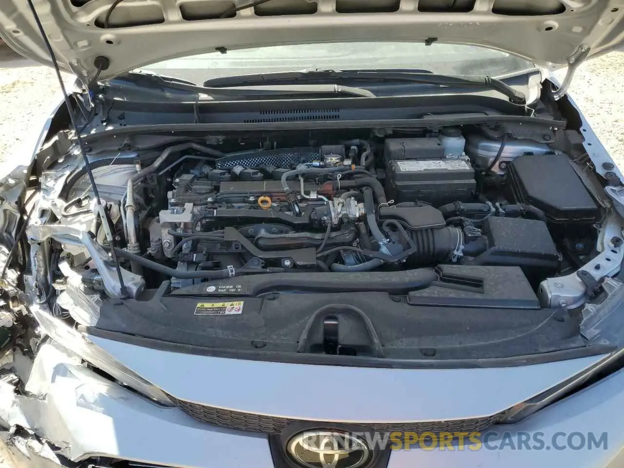 11 fotografías del automóvil dañado 5YFB4MDEXRP174140 TOYOTA COROLLA 2024