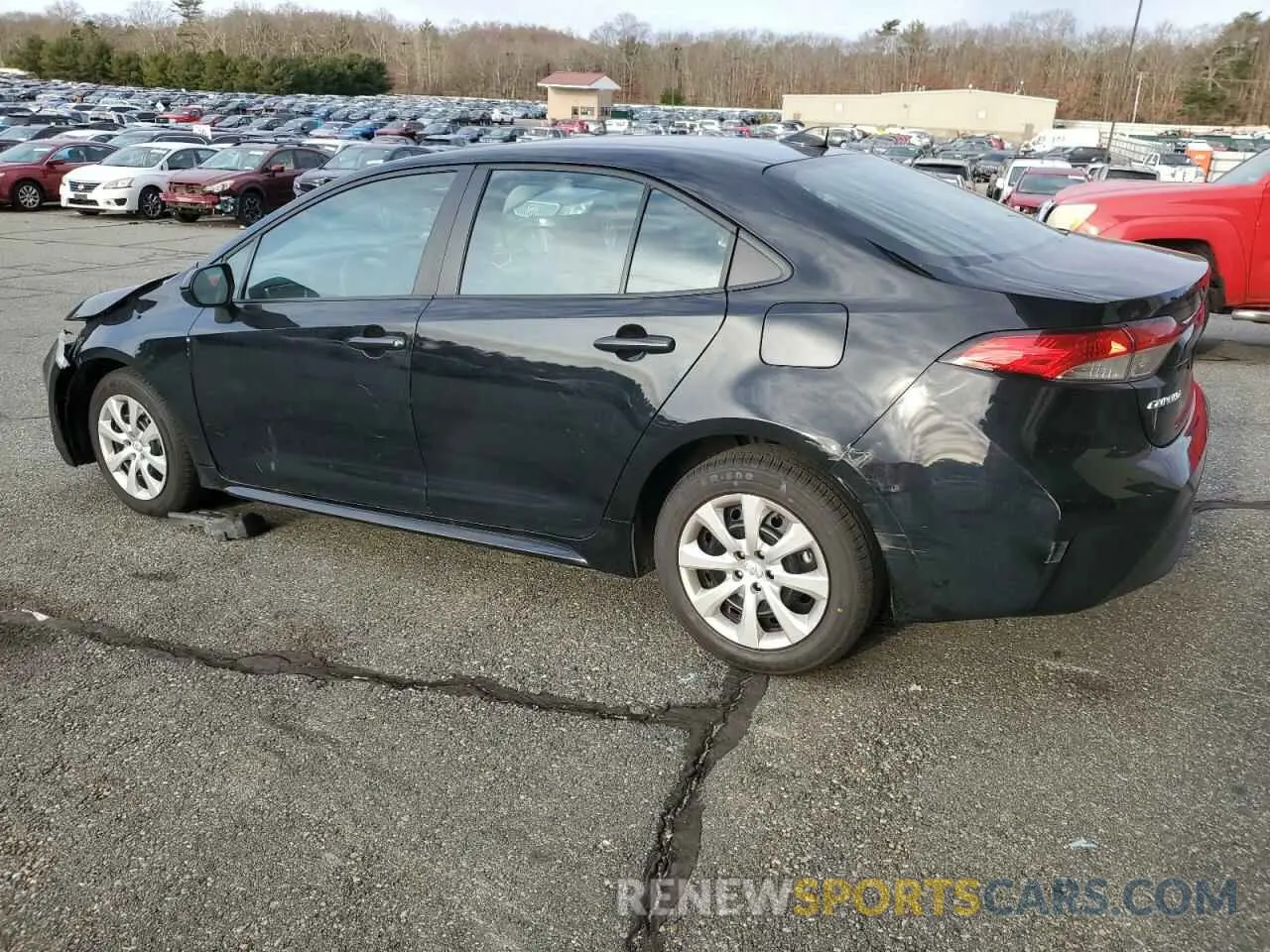 2 fotografías del automóvil dañado 5YFB4MDEXRP176101 TOYOTA COROLLA 2024