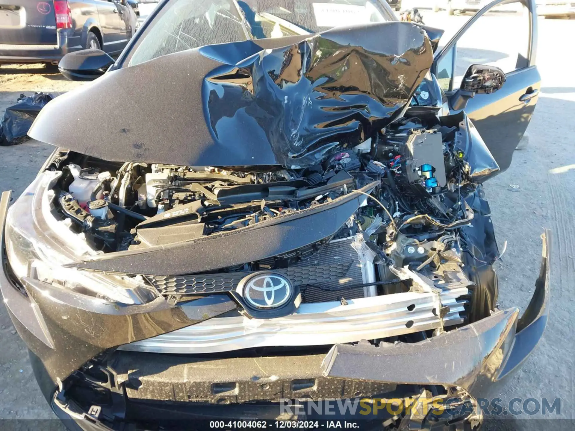 10 fotografías del automóvil dañado 5YFB4MDEXRP182707 TOYOTA COROLLA 2024