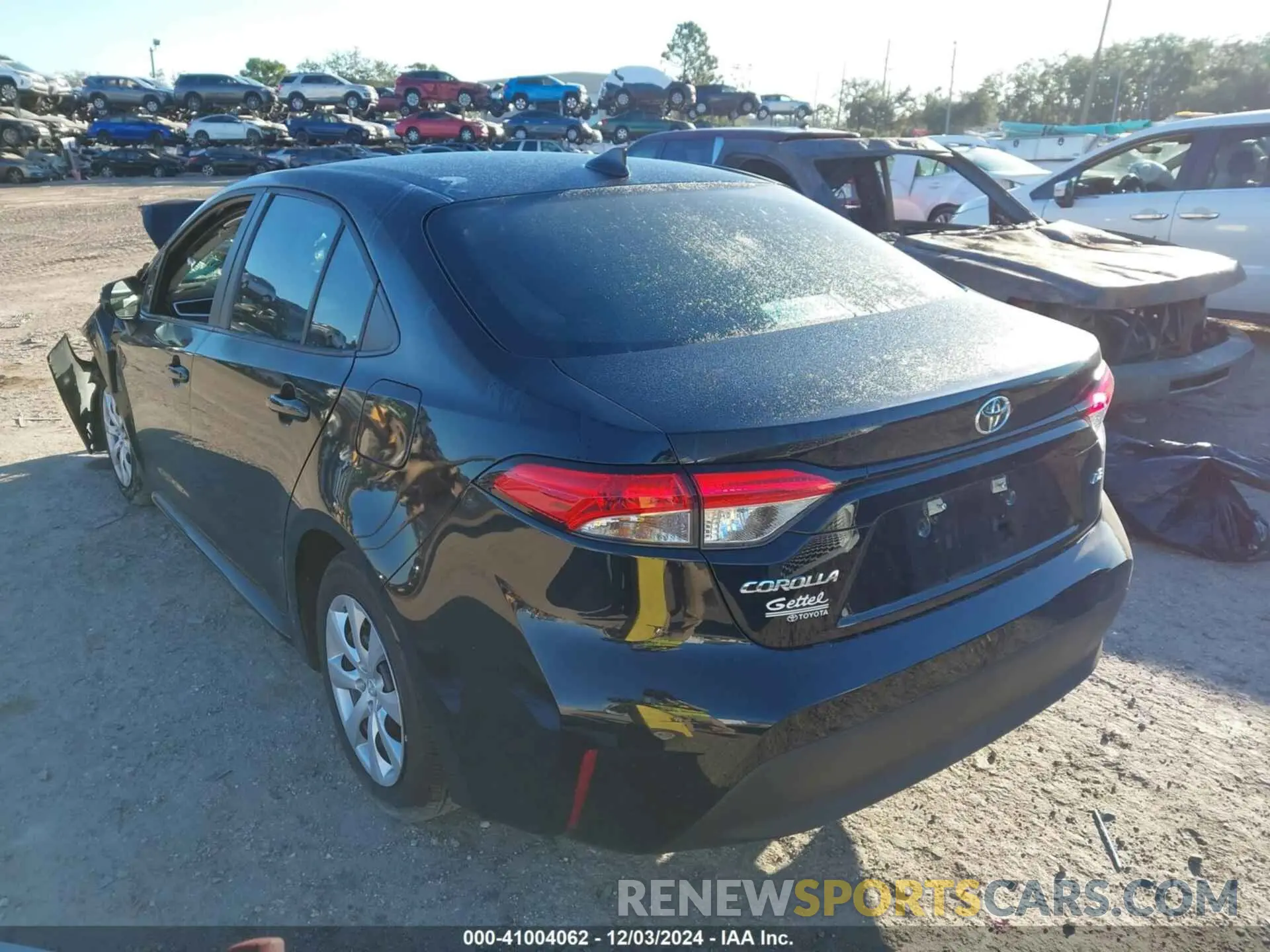 3 fotografías del automóvil dañado 5YFB4MDEXRP182707 TOYOTA COROLLA 2024