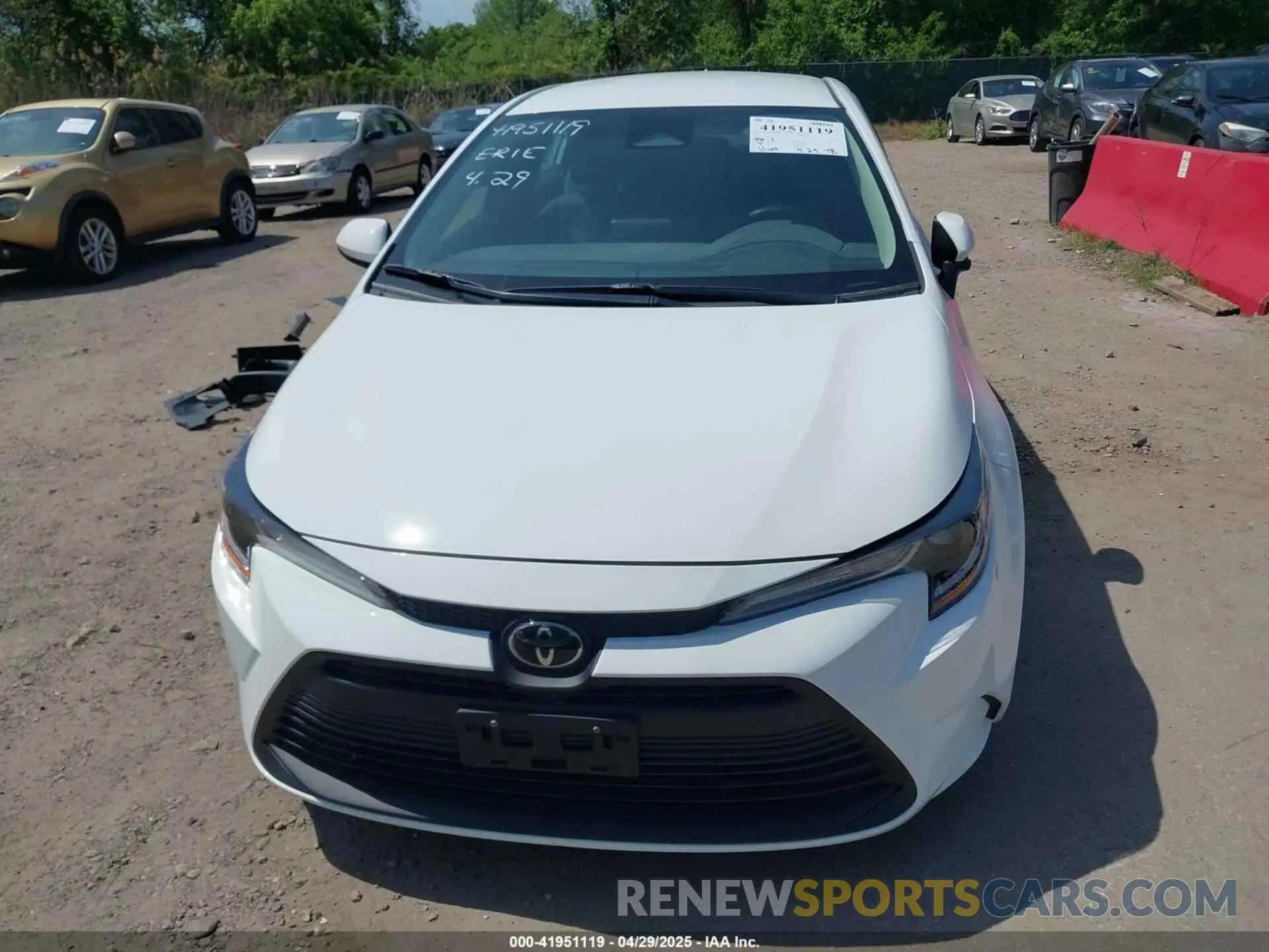 13 fotografías del automóvil dañado 5YFB4MDEXRP183209 TOYOTA COROLLA 2024