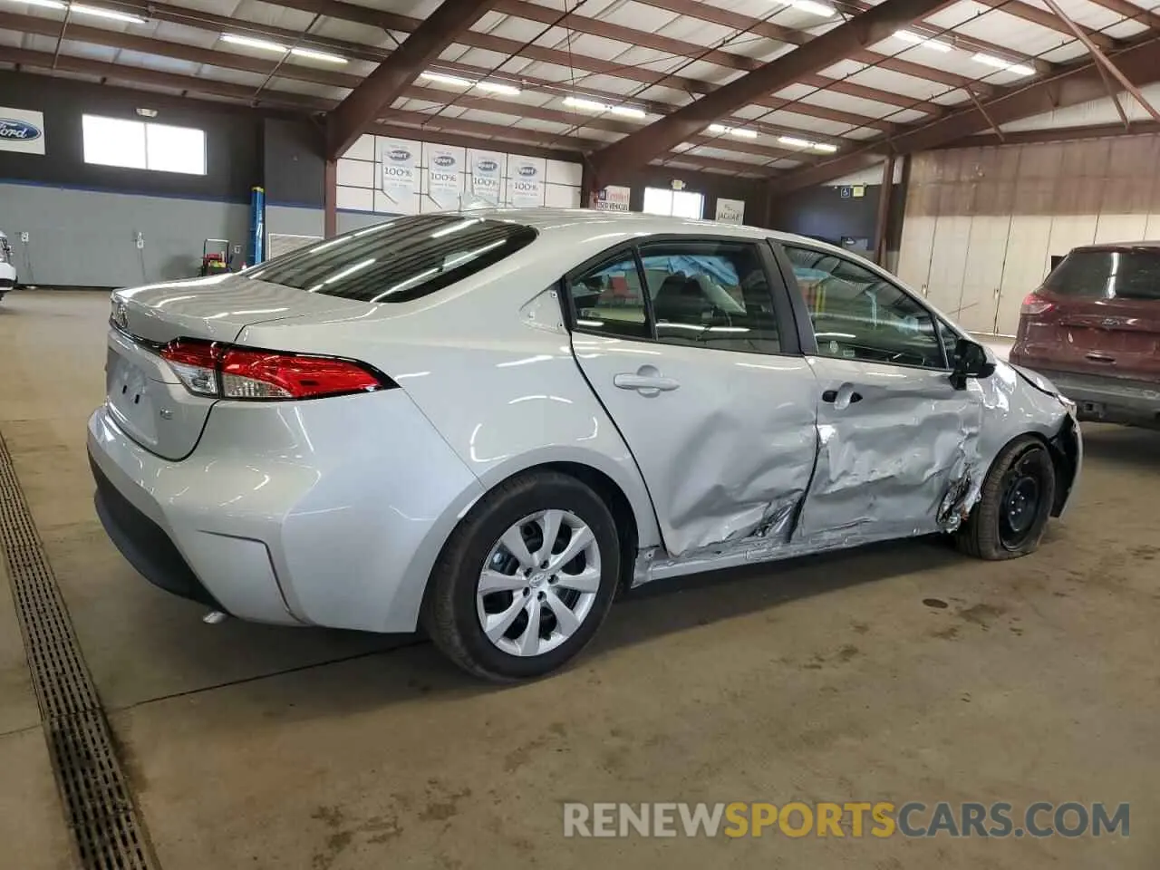 3 fotografías del automóvil dañado 5YFB4MDEXRP184117 TOYOTA COROLLA 2024