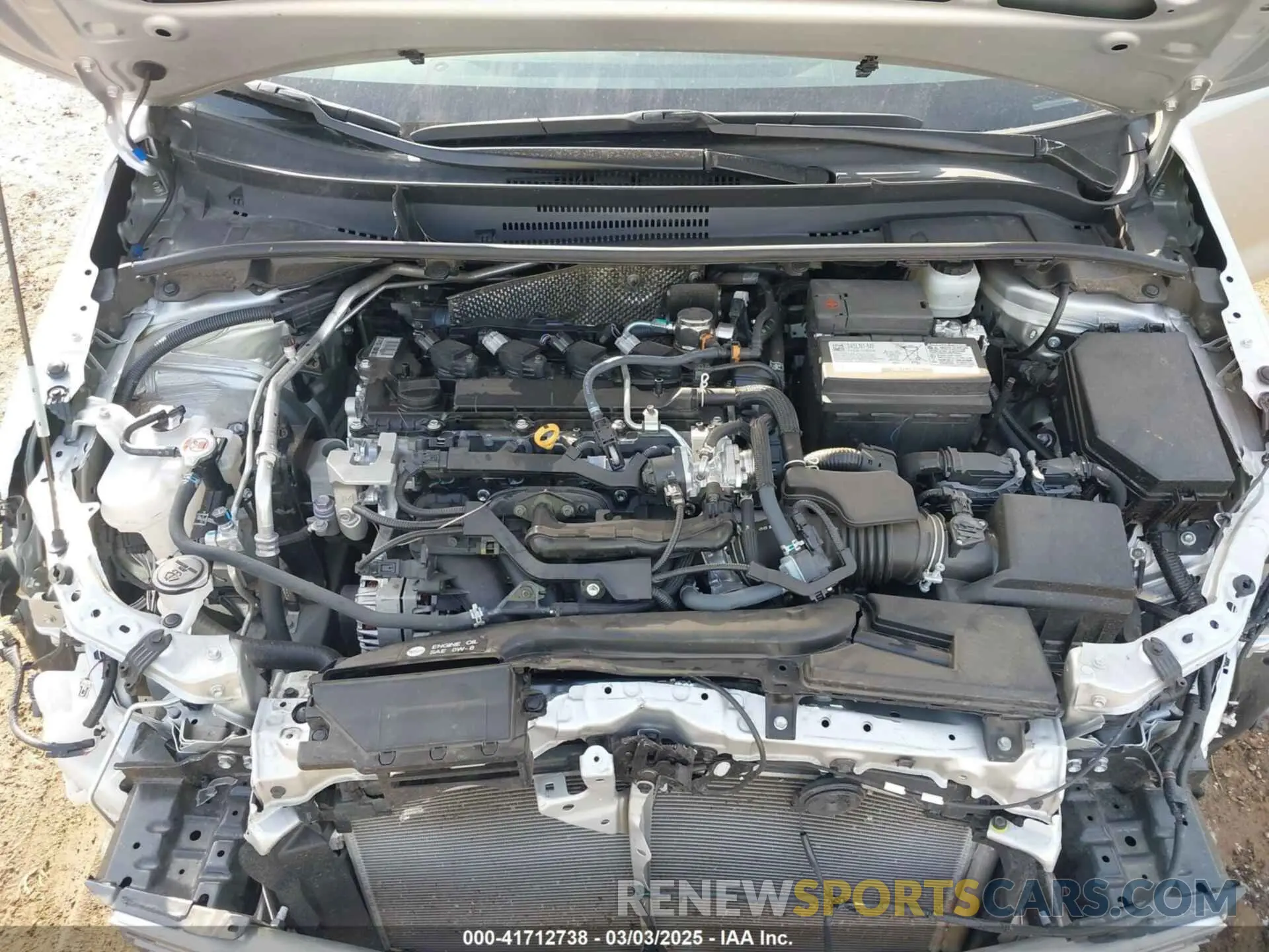 10 fotografías del automóvil dañado 5YFB4MDEXRP192878 TOYOTA COROLLA 2024