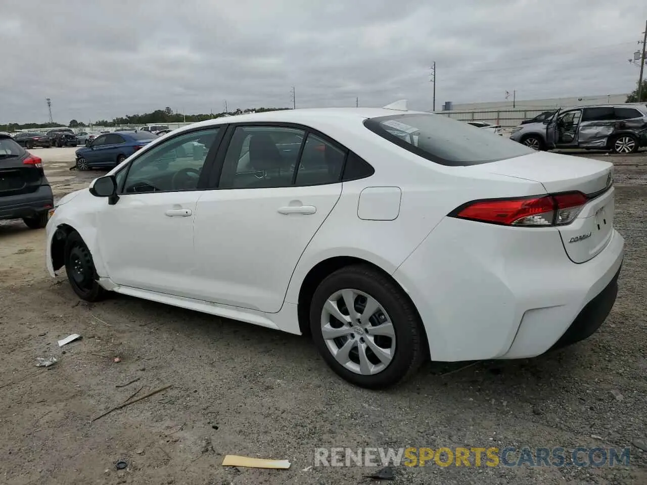 2 fotografías del automóvil dañado 5YFB4MDEXRP193478 TOYOTA COROLLA 2024
