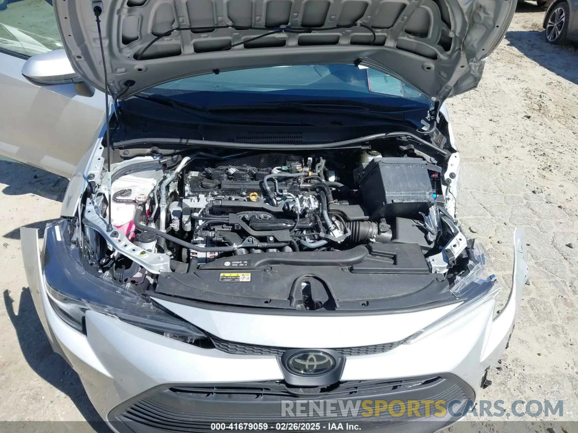 10 fotografías del automóvil dañado 5YFB4MDEXRP198891 TOYOTA COROLLA 2024