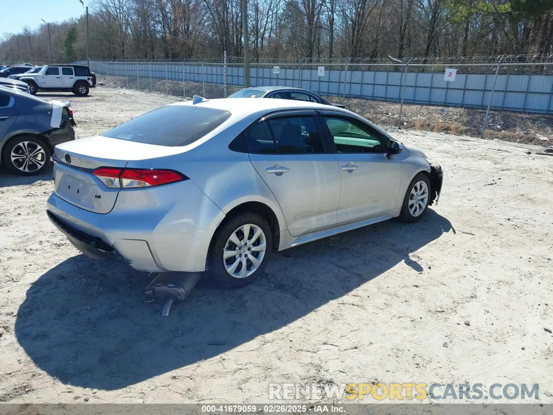 4 fotografías del automóvil dañado 5YFB4MDEXRP198891 TOYOTA COROLLA 2024