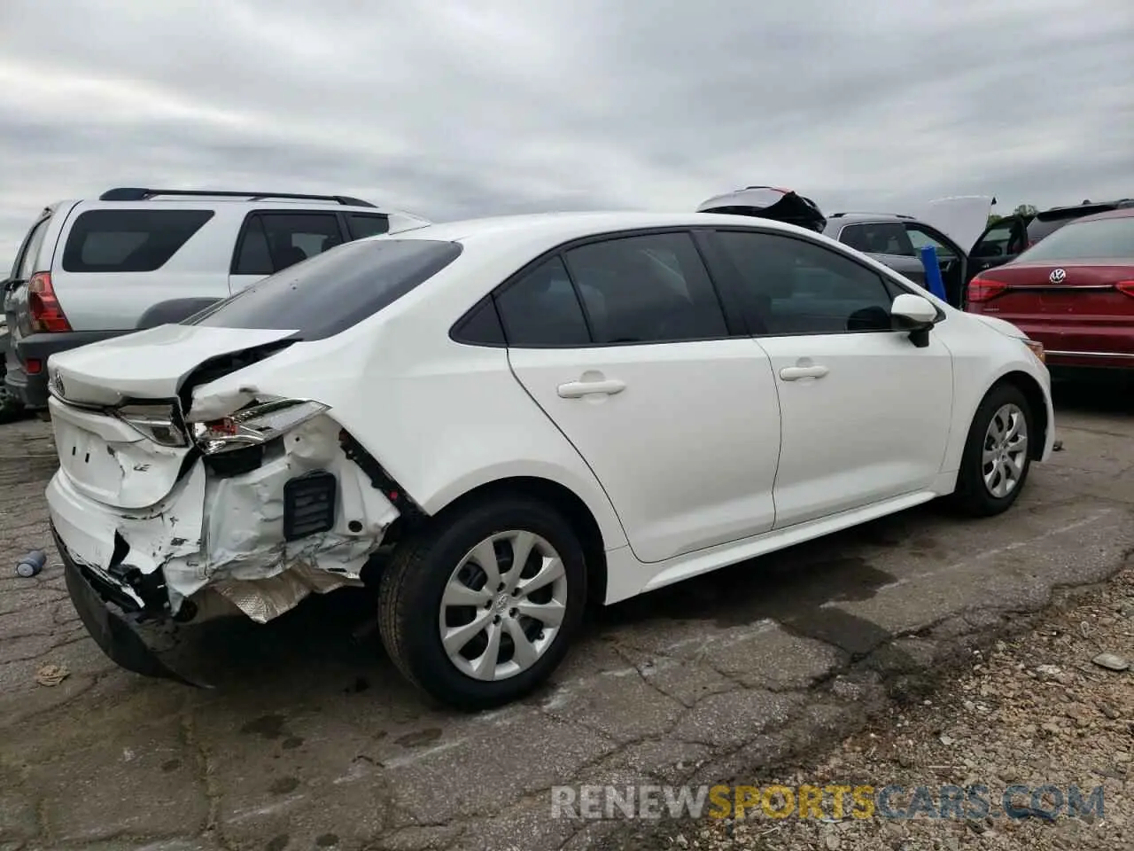 3 fotografías del automóvil dañado 5YFB4MDEXRP200705 TOYOTA COROLLA 2024