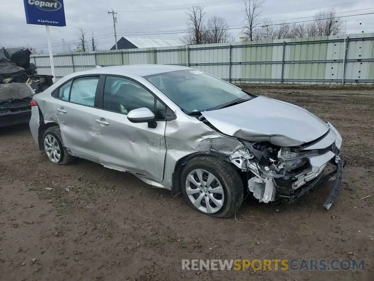 4 fotografías del automóvil dañado 5YFB4MDEXRP207623 TOYOTA COROLLA 2024
