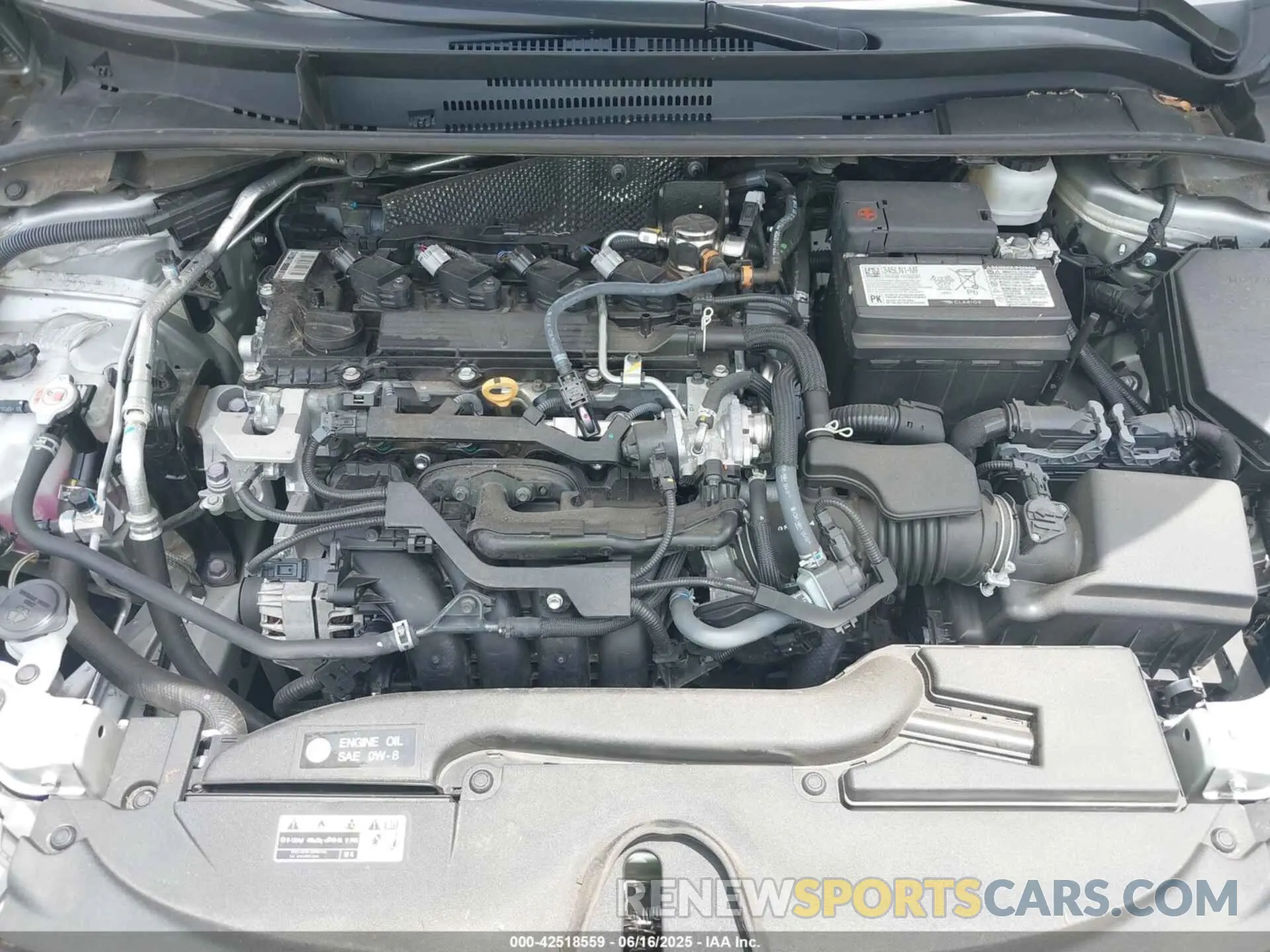 10 fotografías del automóvil dañado 5YFB4MDEXRP208934 TOYOTA COROLLA 2024