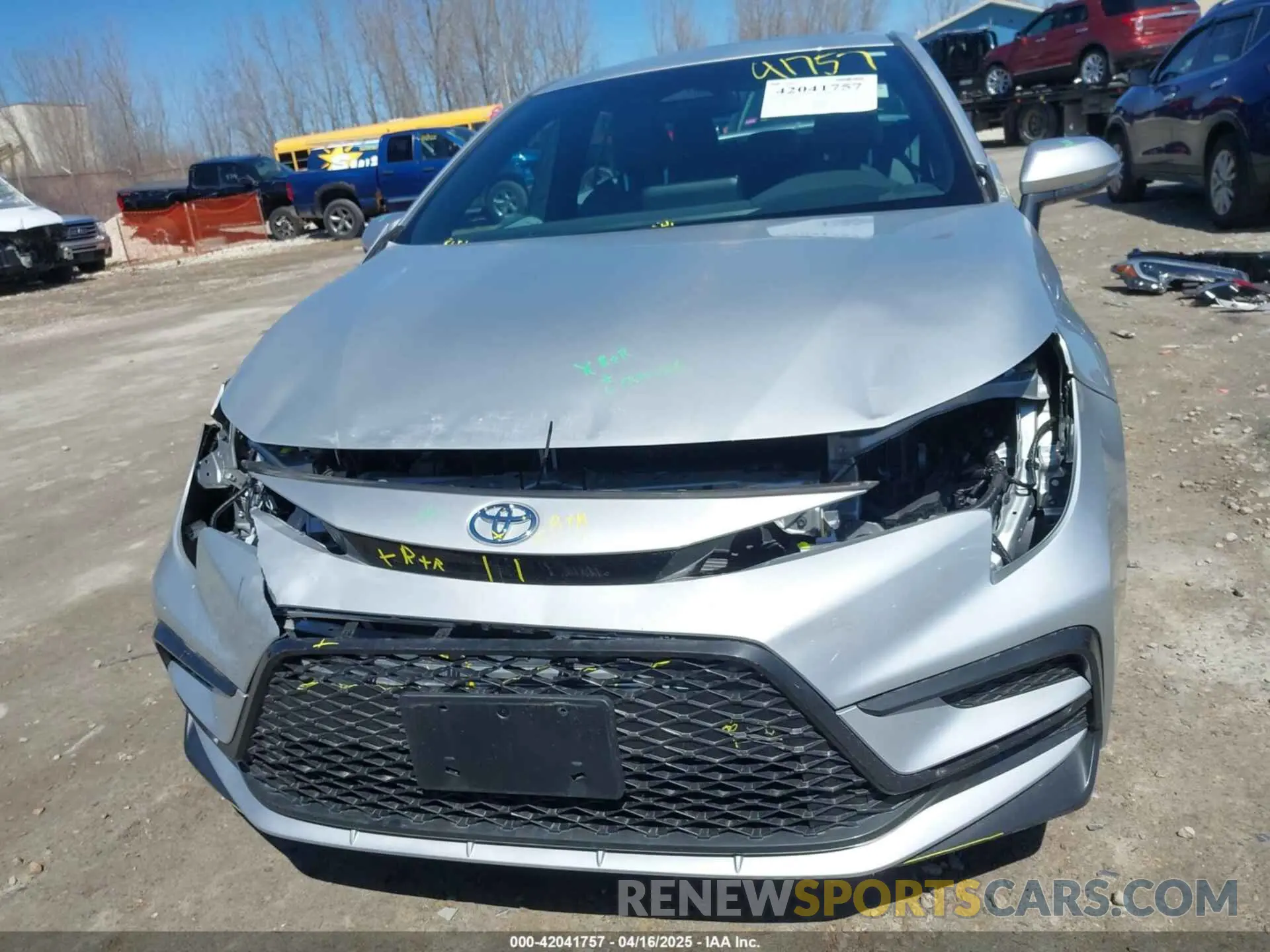 13 fotografías del automóvil dañado 5YFP4MCE0RP196915 TOYOTA COROLLA 2024