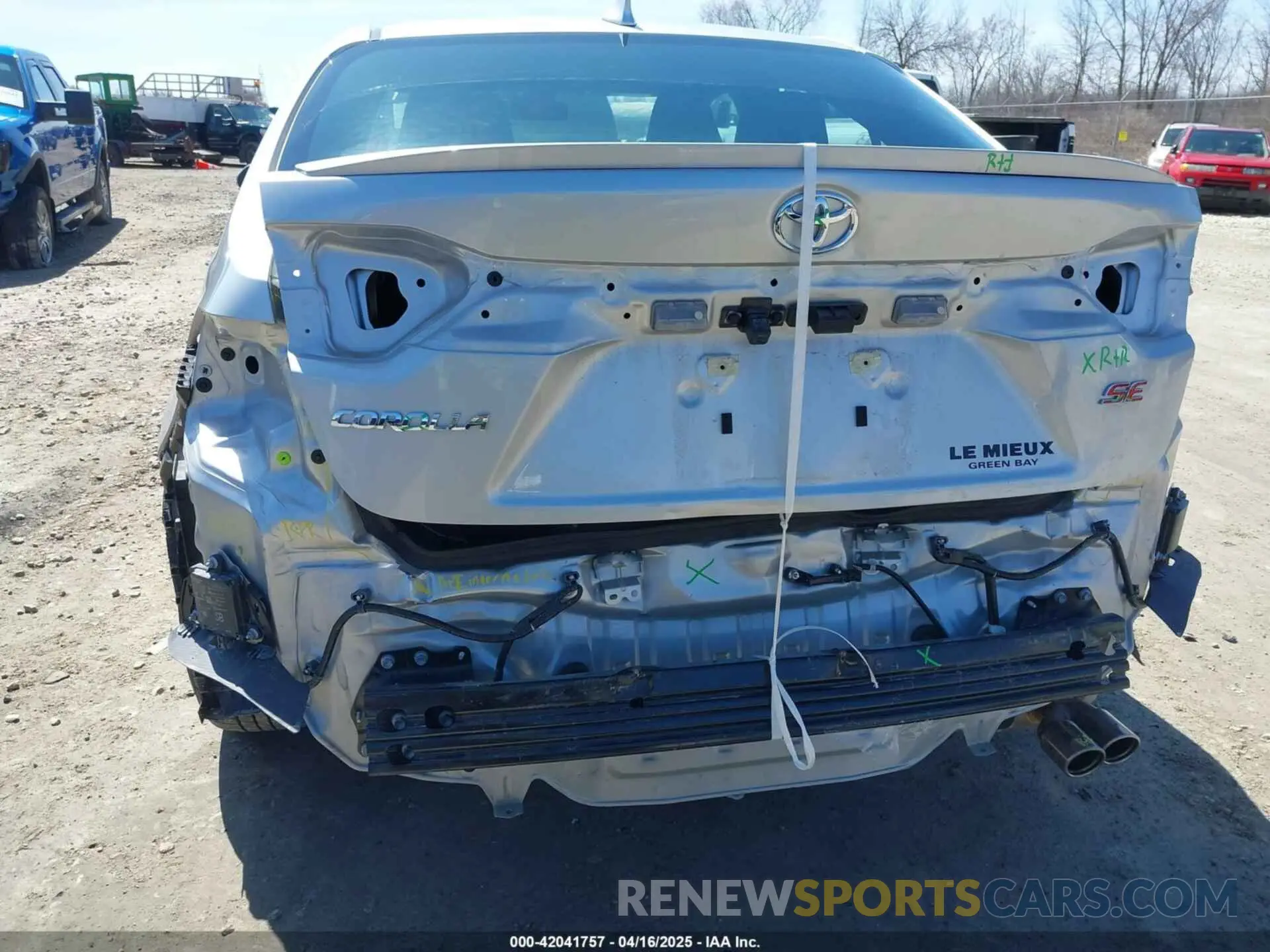 18 fotografías del automóvil dañado 5YFP4MCE0RP196915 TOYOTA COROLLA 2024