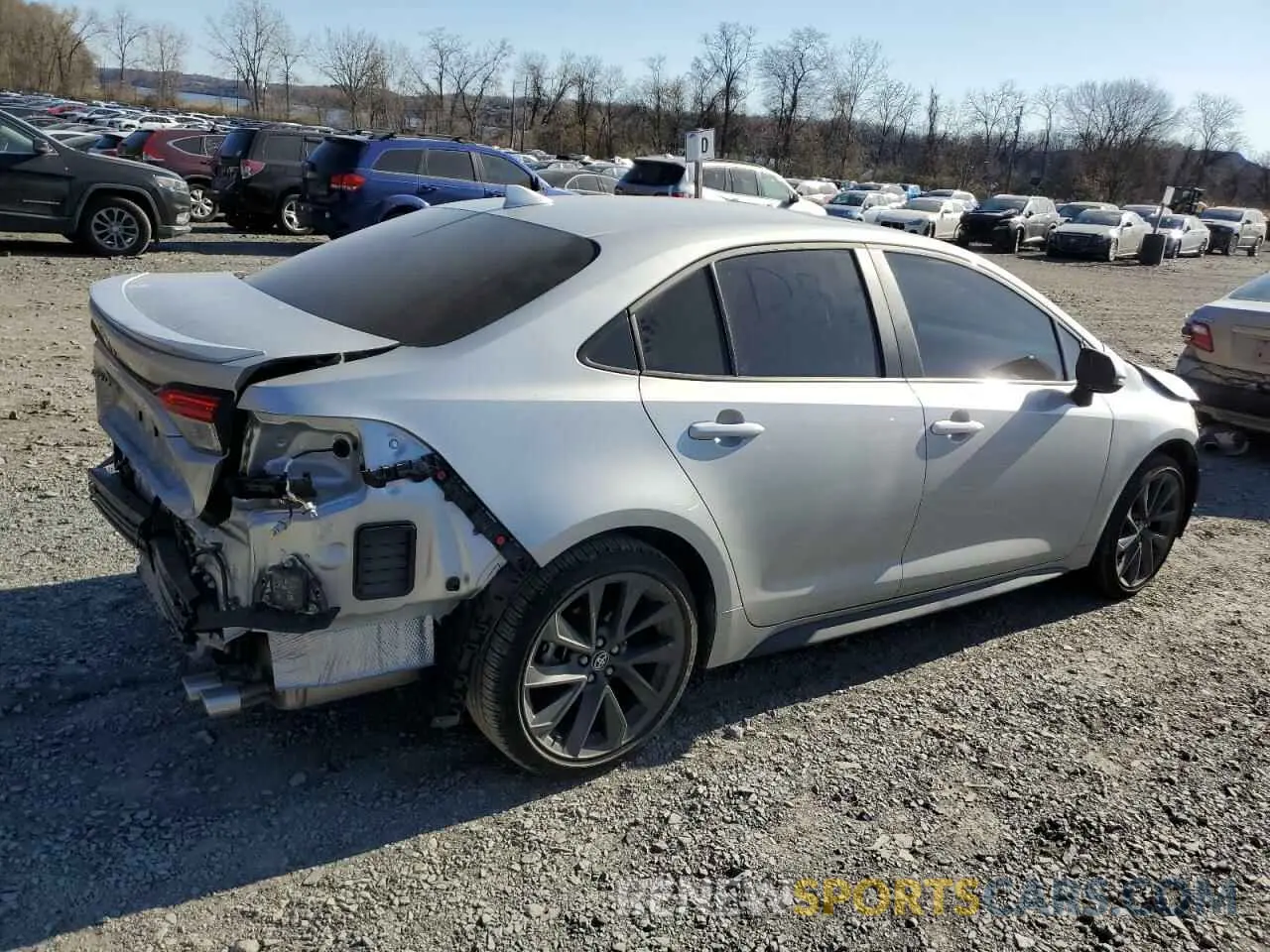 3 fotografías del automóvil dañado 5YFP4MCE0RP198308 TOYOTA COROLLA 2024