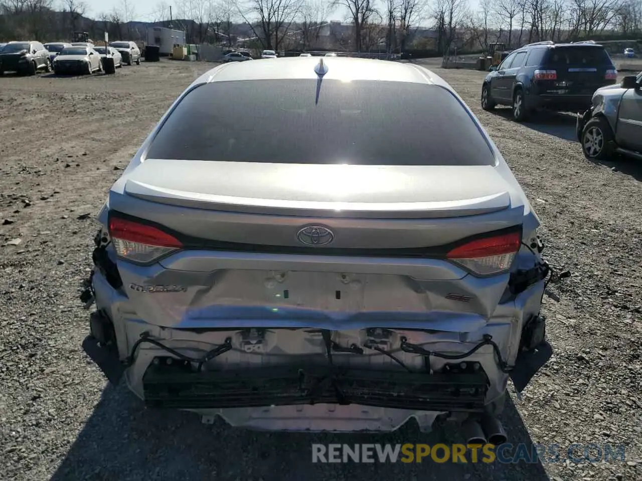 6 fotografías del automóvil dañado 5YFP4MCE0RP198308 TOYOTA COROLLA 2024