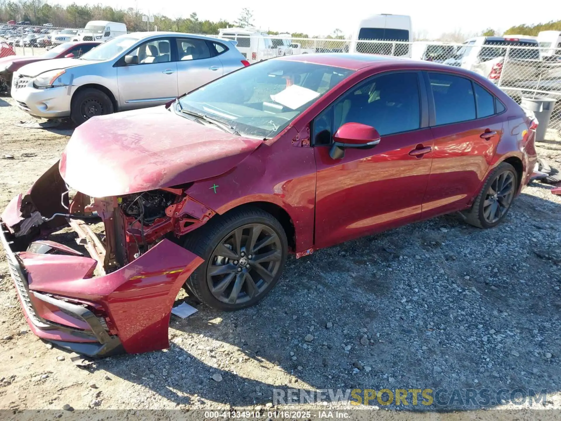 2 fotografías del automóvil dañado 5YFP4MCE7RP189461 TOYOTA COROLLA 2024