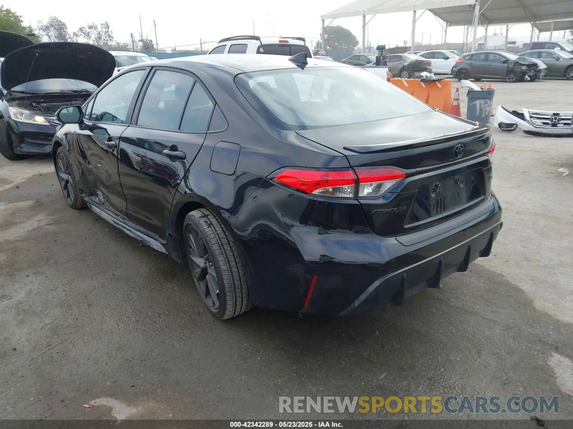 3 fotografías del automóvil dañado 5YFP4MCE8RP204467 TOYOTA COROLLA 2024