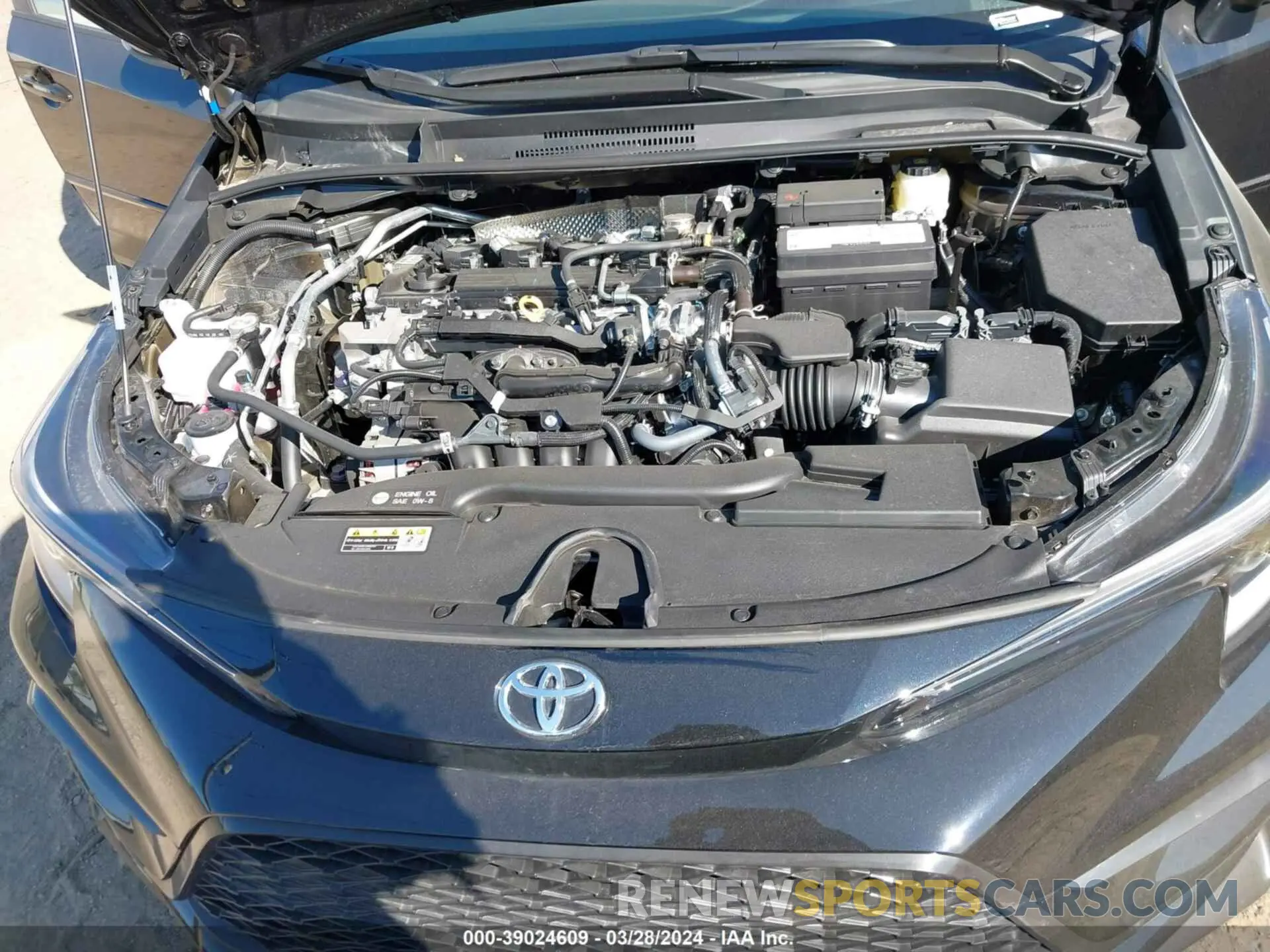10 fotografías del automóvil dañado 5YFP4MCEXRP170256 TOYOTA COROLLA 2024
