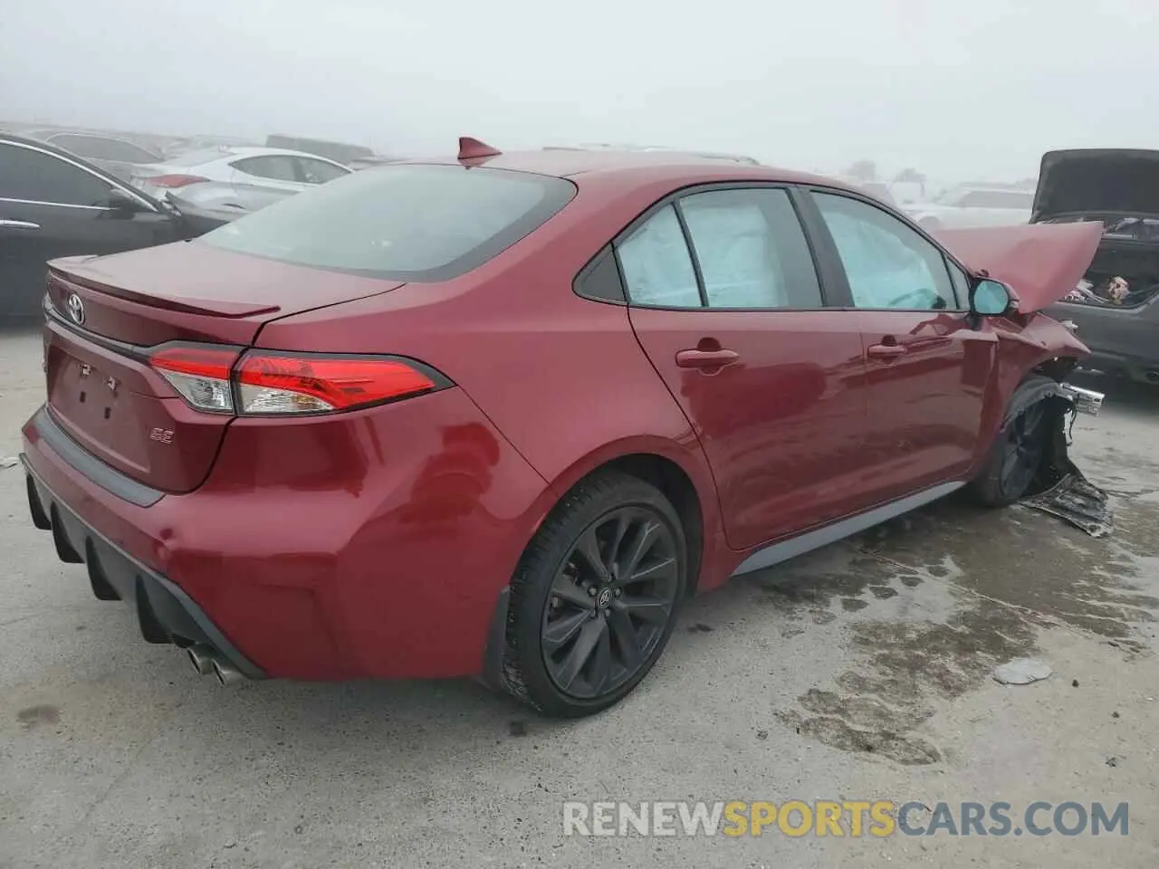 3 fotografías del automóvil dañado 5YFP4MCEXRP179622 TOYOTA COROLLA 2024