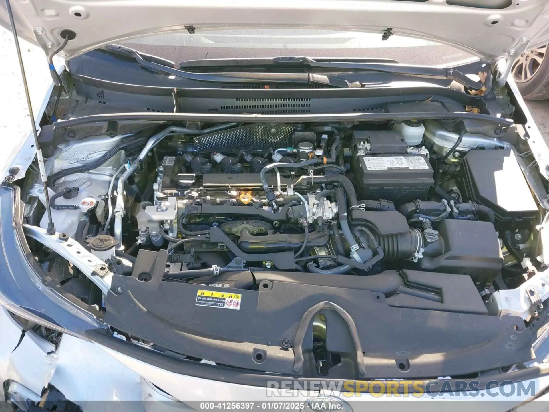 10 fotografías del automóvil dañado 5YFS4MCE0RP205302 TOYOTA COROLLA 2024