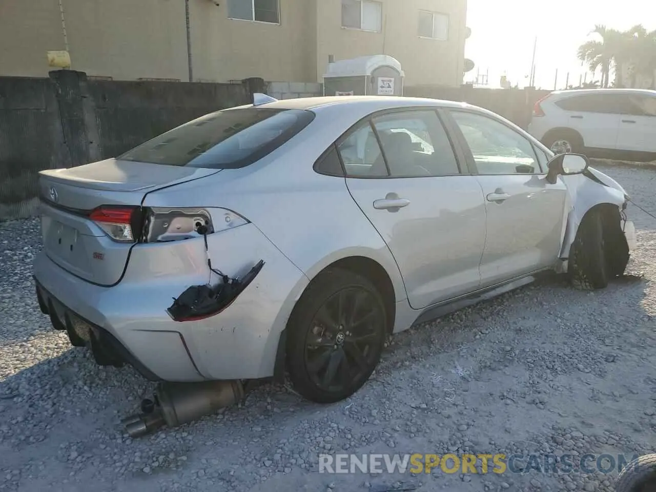 3 fotografías del automóvil dañado 5YFS4MCE0RP207552 TOYOTA COROLLA 2024