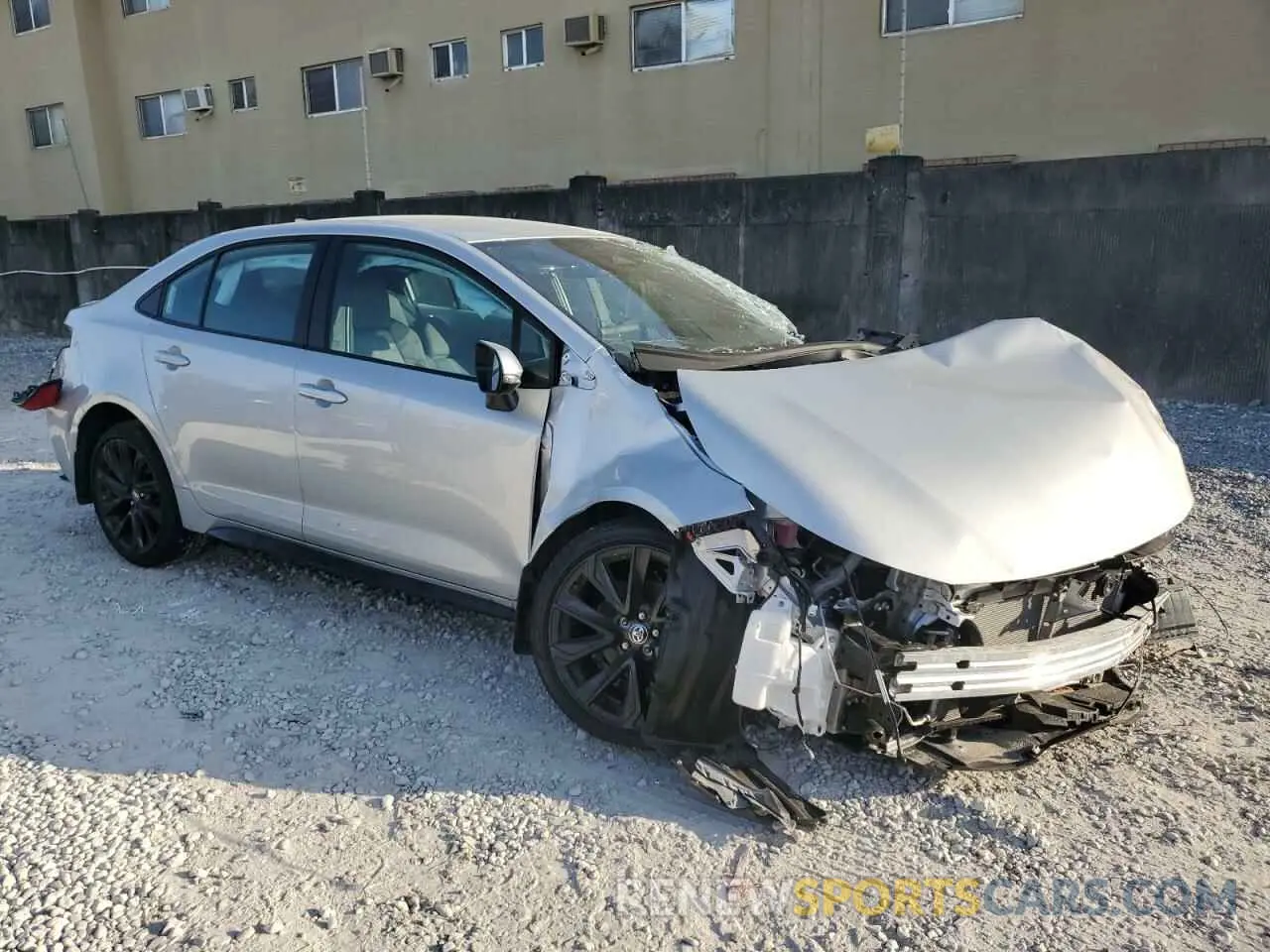 4 fotografías del automóvil dañado 5YFS4MCE0RP207552 TOYOTA COROLLA 2024
