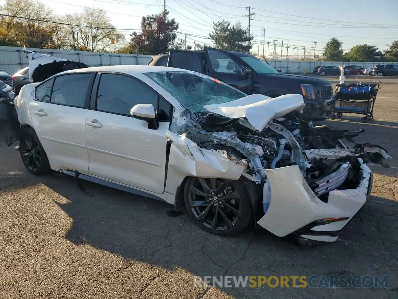 4 fotografías del automóvil dañado 5YFS4MCE1RP171189 TOYOTA COROLLA 2024