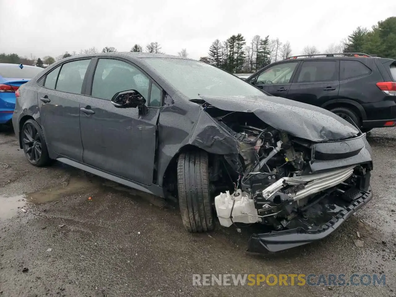 4 fotografías del automóvil dañado 5YFS4MCE1RP175162 TOYOTA COROLLA 2024