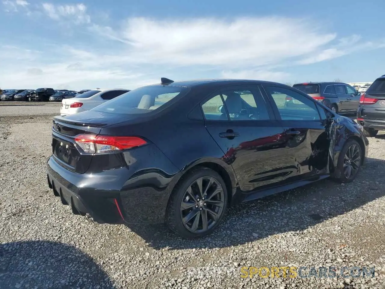 3 fotografías del automóvil dañado 5YFS4MCE1RP201677 TOYOTA COROLLA 2024