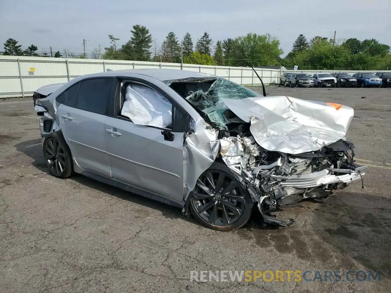 4 fotografías del automóvil dañado 5YFS4MCE1RP206281 TOYOTA COROLLA 2024