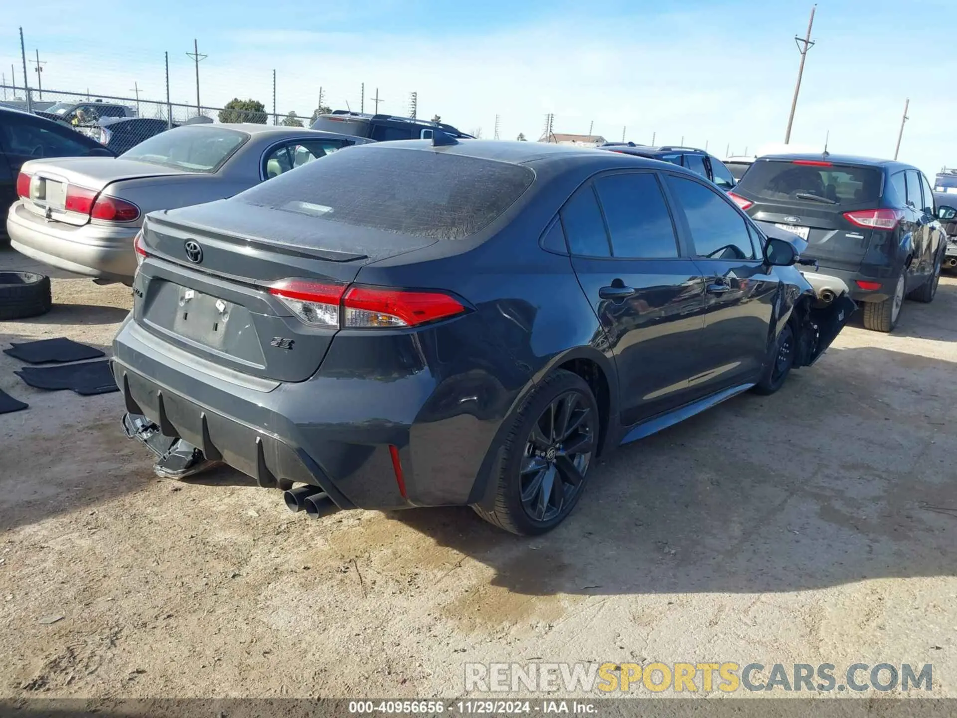 4 fotografías del automóvil dañado 5YFS4MCE1RP211643 TOYOTA COROLLA 2024