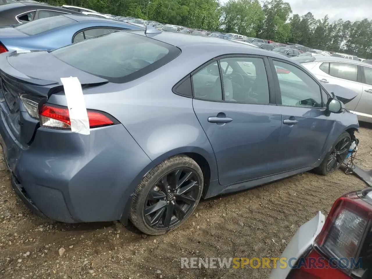 3 fotografías del automóvil dañado 5YFS4MCE2RP187286 TOYOTA COROLLA 2024