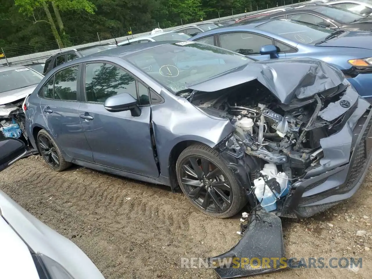 4 fotografías del automóvil dañado 5YFS4MCE2RP187286 TOYOTA COROLLA 2024