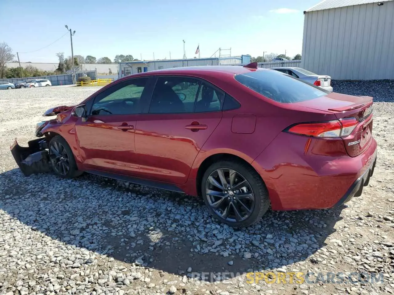 2 fotografías del automóvil dañado 5YFS4MCE2RP193234 TOYOTA COROLLA 2024
