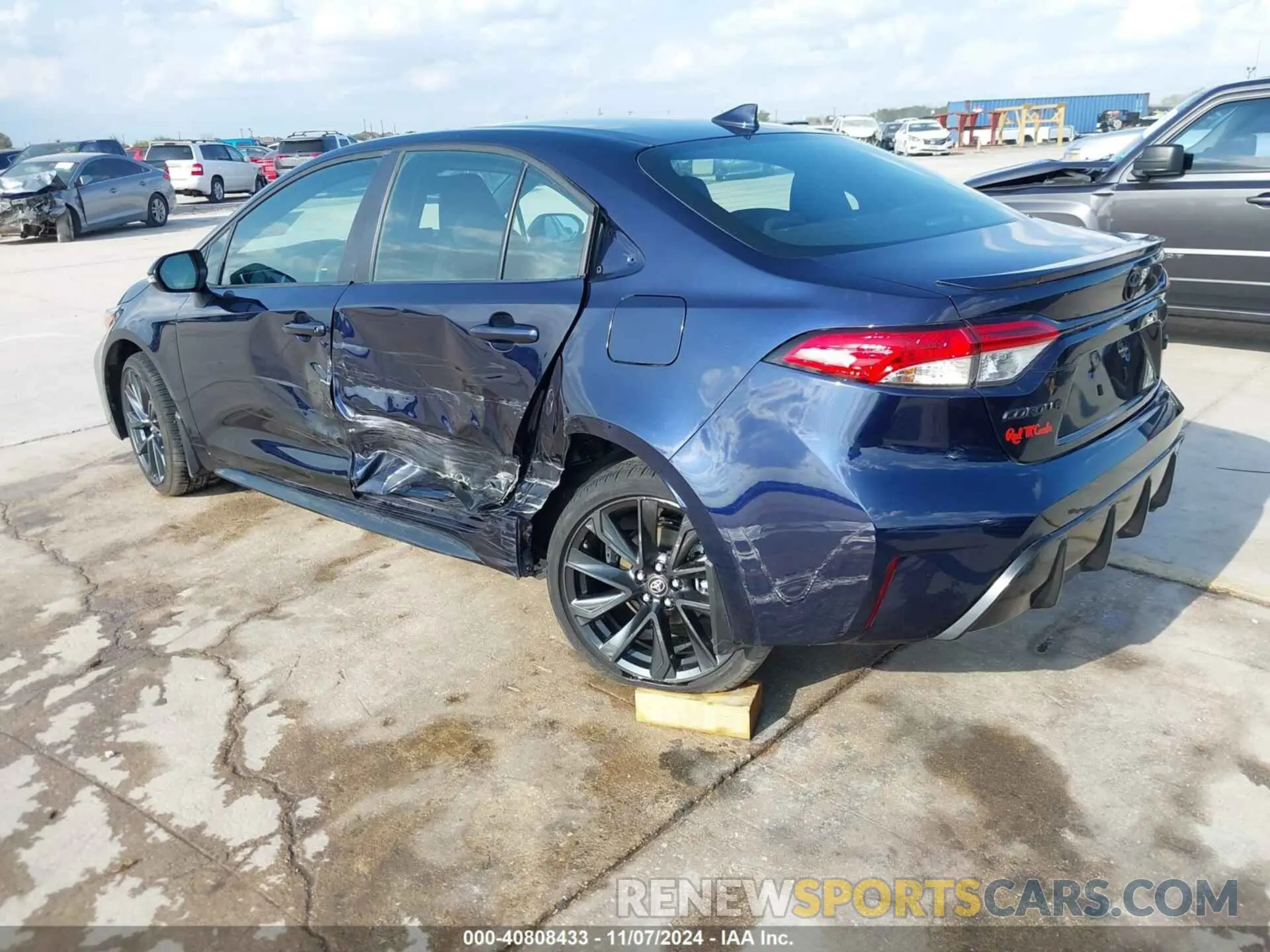 3 fotografías del automóvil dañado 5YFS4MCE2RP195999 TOYOTA COROLLA 2024