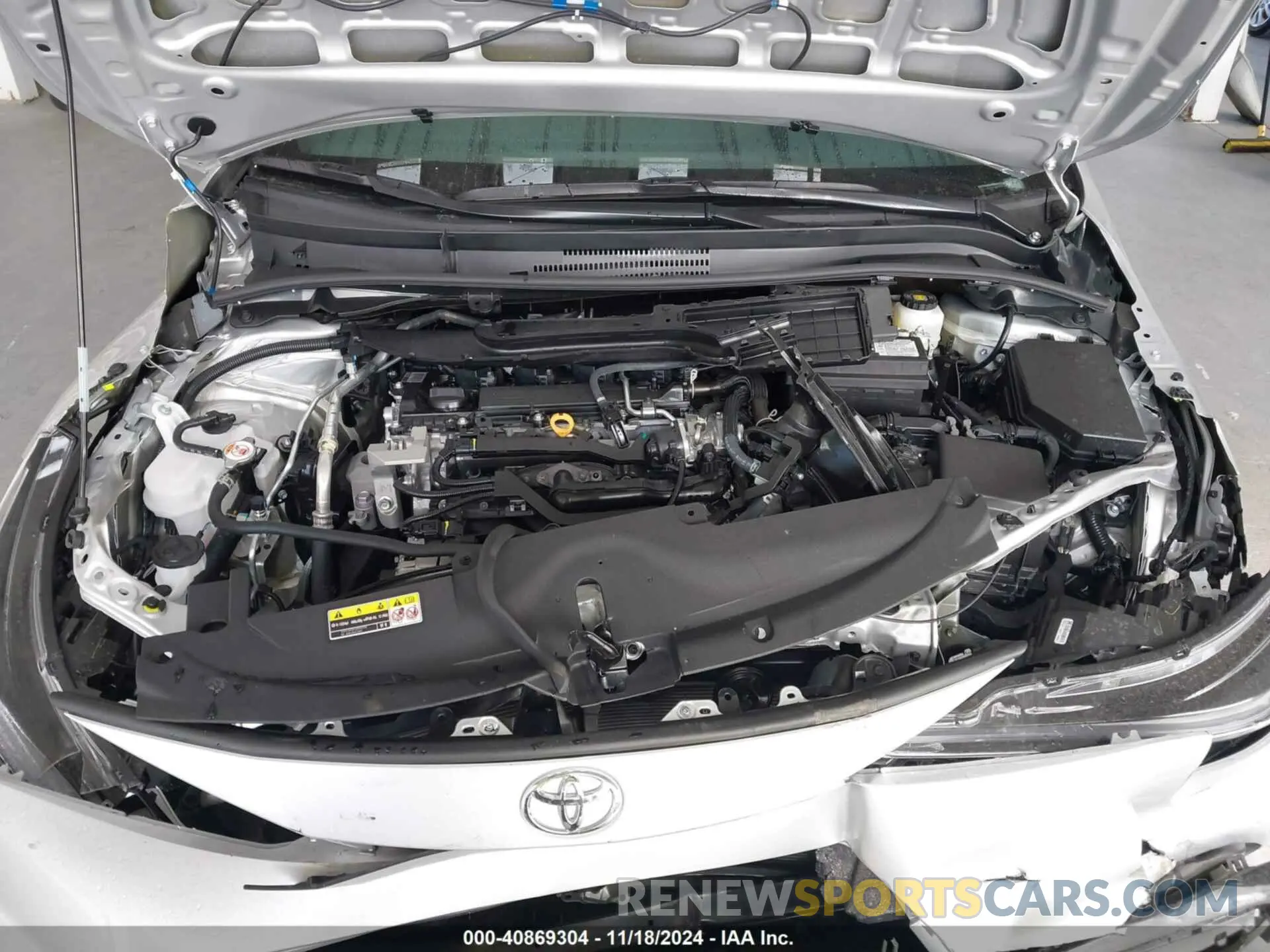 10 fotografías del automóvil dañado 5YFS4MCE2RP202482 TOYOTA COROLLA 2024