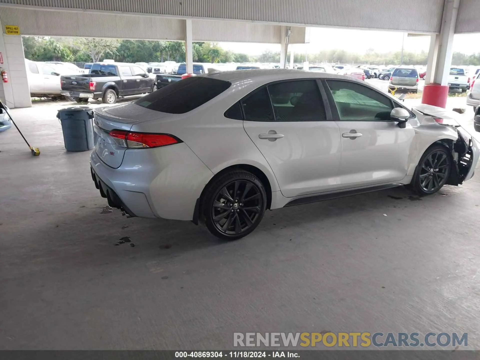4 fotografías del automóvil dañado 5YFS4MCE2RP202482 TOYOTA COROLLA 2024