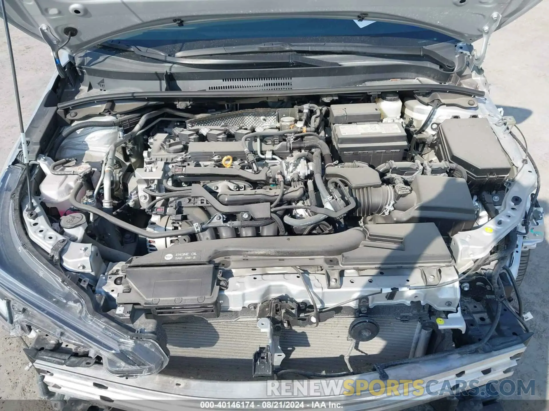 10 fotografías del automóvil dañado 5YFS4MCE3RP179455 TOYOTA COROLLA 2024