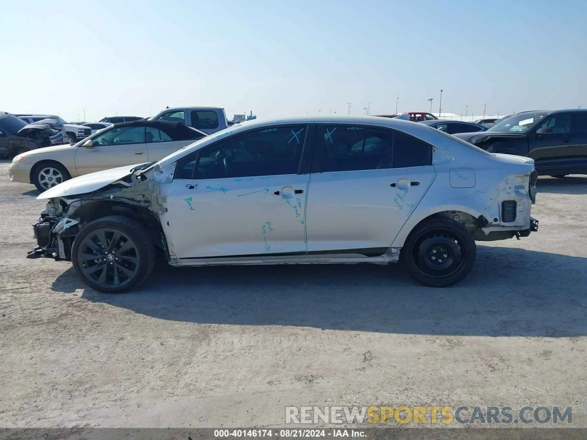 15 fotografías del automóvil dañado 5YFS4MCE3RP179455 TOYOTA COROLLA 2024