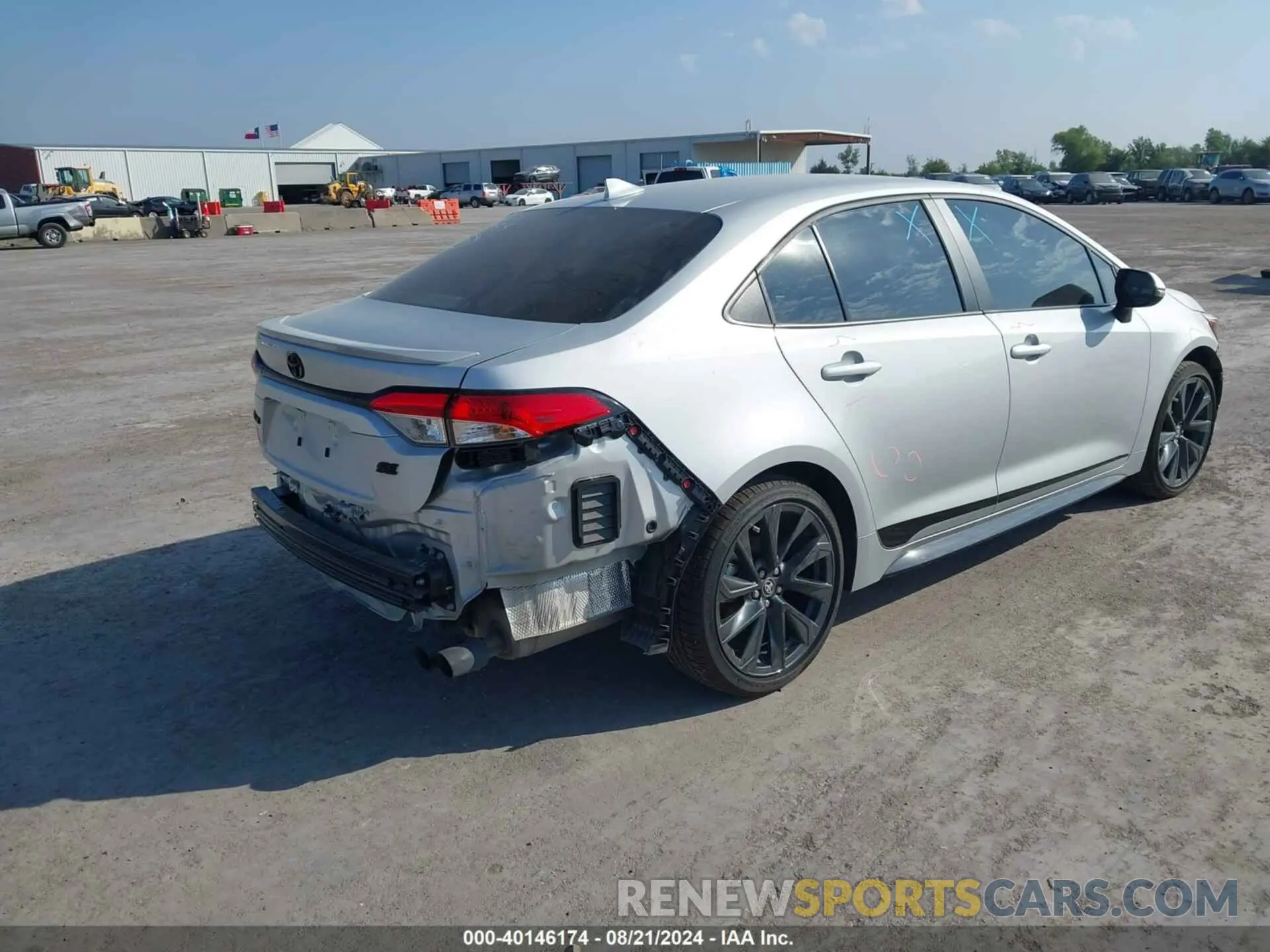 4 fotografías del automóvil dañado 5YFS4MCE3RP179455 TOYOTA COROLLA 2024