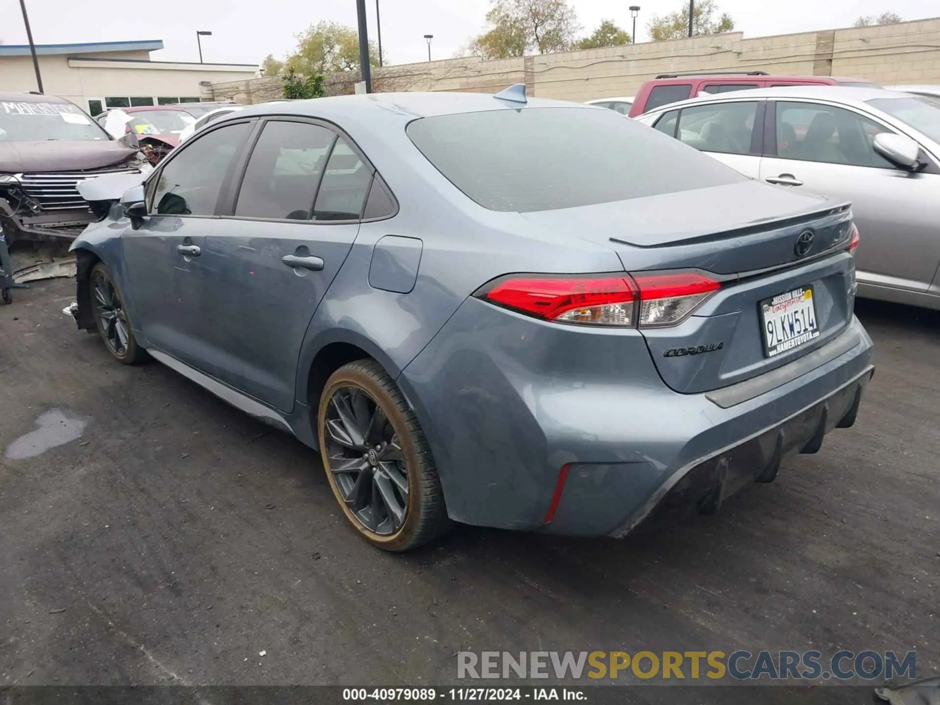 3 fotografías del automóvil dañado 5YFS4MCE3RP188527 TOYOTA COROLLA 2024