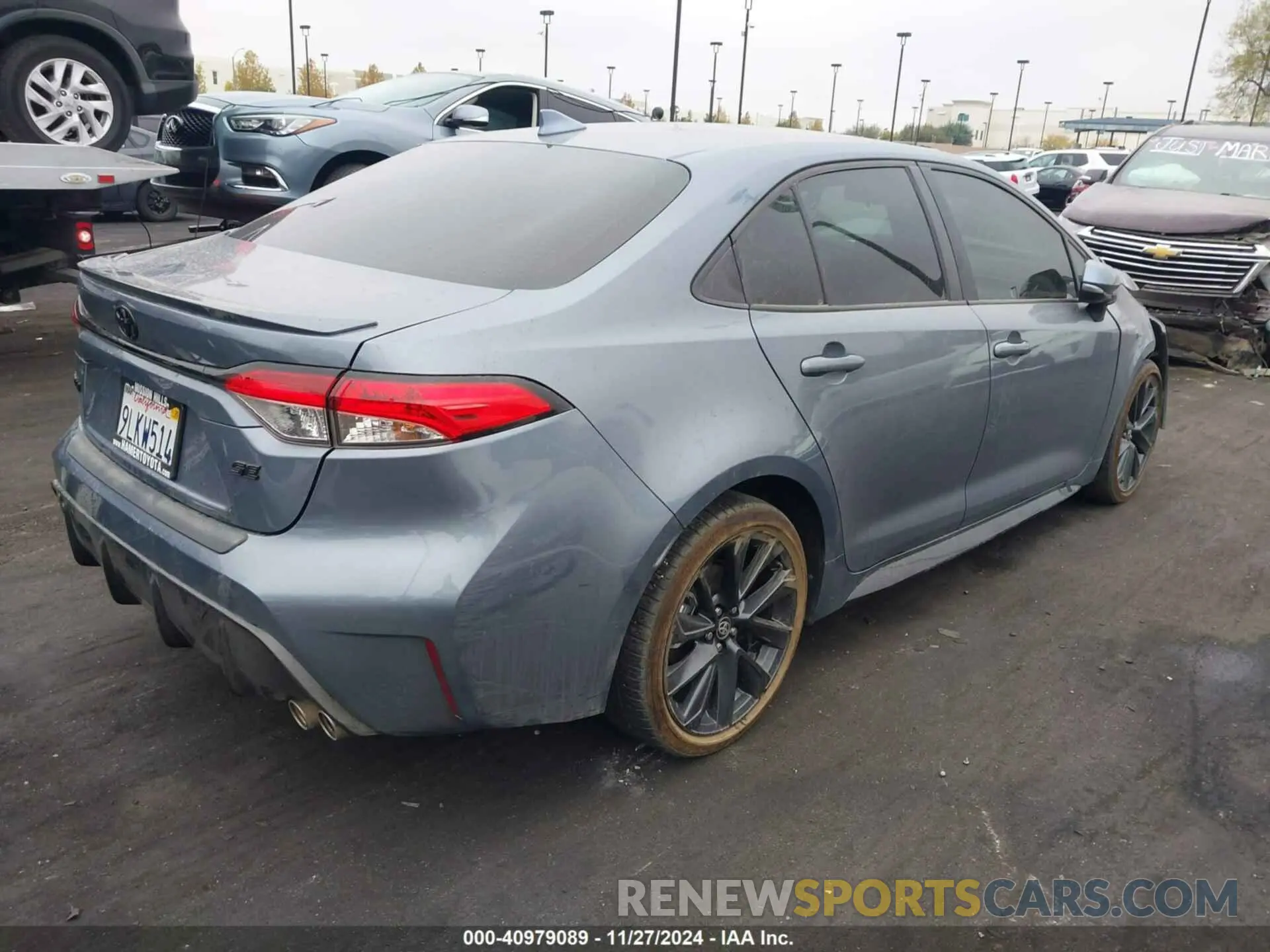 4 fotografías del automóvil dañado 5YFS4MCE3RP188527 TOYOTA COROLLA 2024