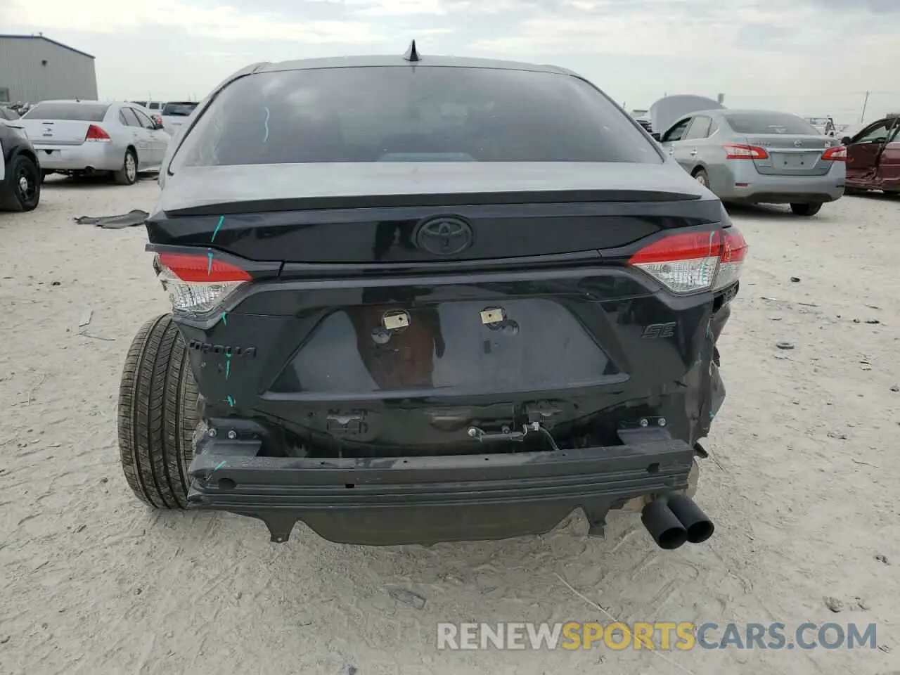 6 fotografías del automóvil dañado 5YFS4MCE3RP196434 TOYOTA COROLLA 2024