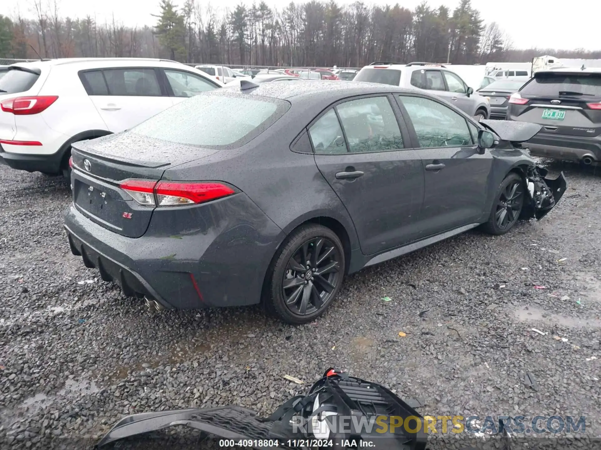 4 fotografías del automóvil dañado 5YFS4MCE3RP202345 TOYOTA COROLLA 2024