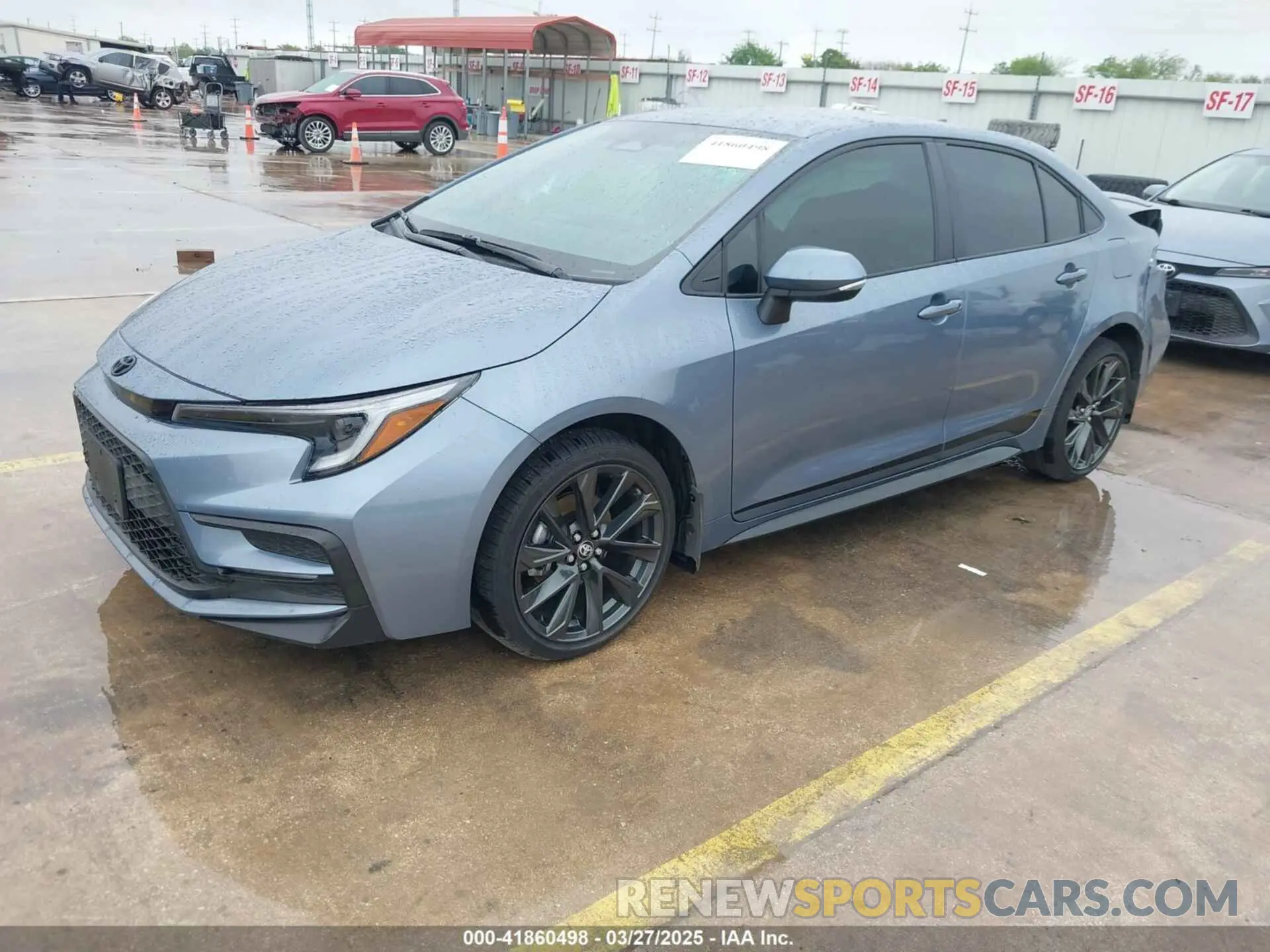 2 fotografías del automóvil dañado 5YFS4MCE3RP208176 TOYOTA COROLLA 2024