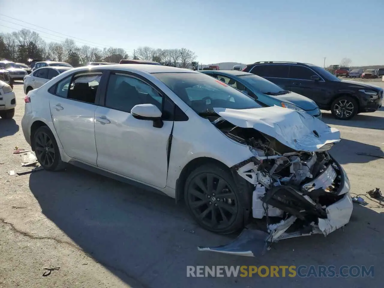 4 fotografías del automóvil dañado 5YFS4MCE4RP172689 TOYOTA COROLLA 2024
