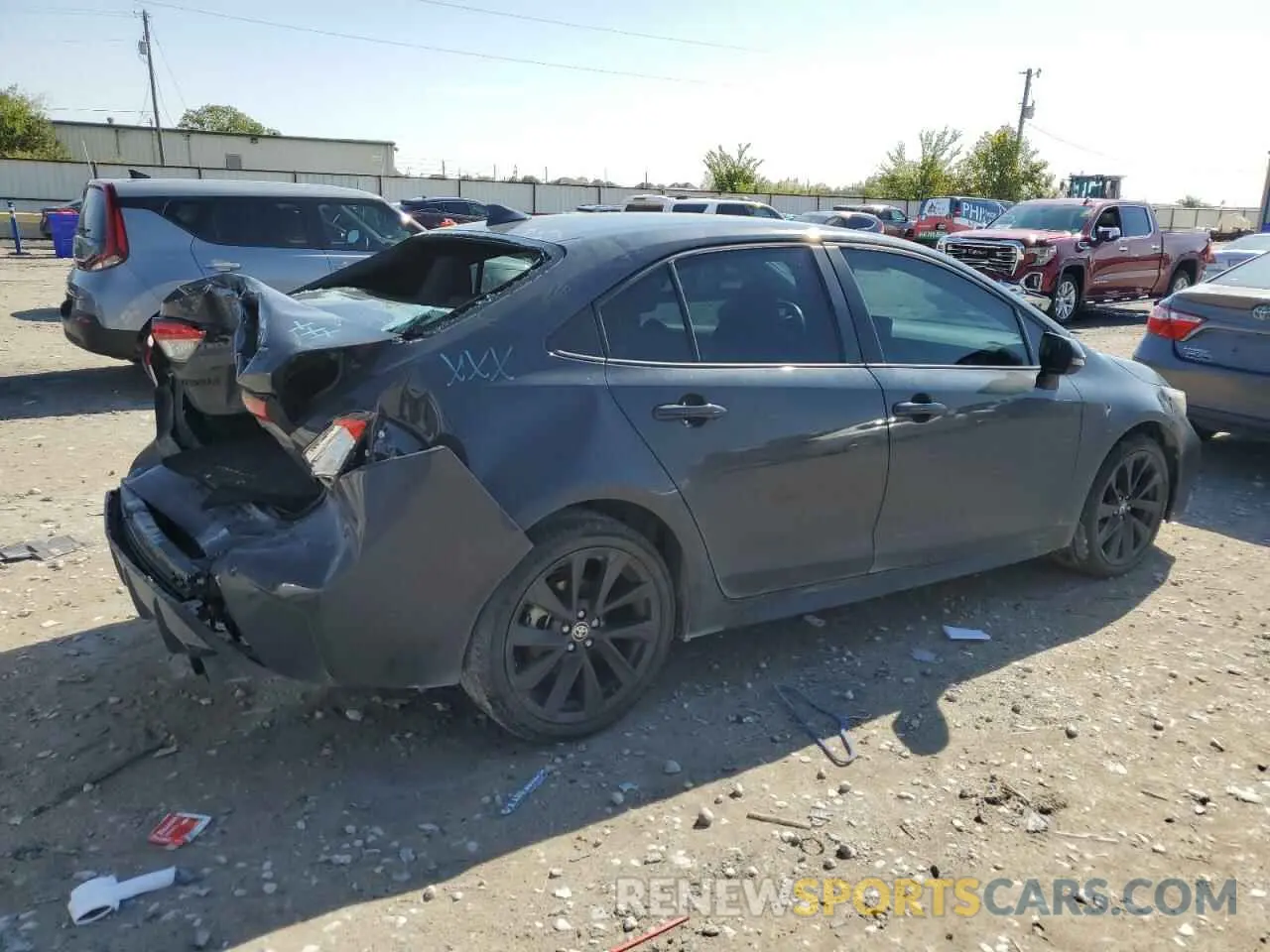 3 fotografías del automóvil dañado 5YFS4MCE4RP176807 TOYOTA COROLLA 2024