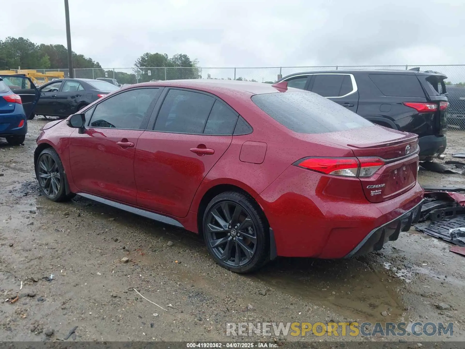 3 fotografías del automóvil dañado 5YFS4MCE4RP195003 TOYOTA COROLLA 2024
