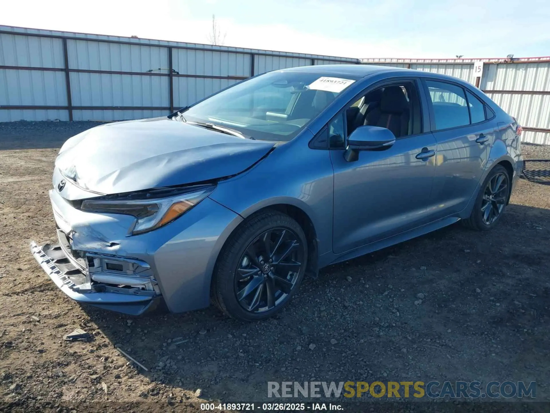 2 fotografías del automóvil dañado 5YFS4MCE4RP209756 TOYOTA COROLLA 2024